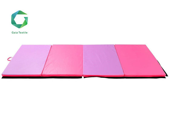 610gsm Waterproof Workout Mat , 100N Adhesion 100d Gym Mat Fabric Synthetic Leather