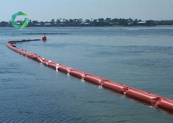 140N Adhesion PVC Tarp Material Oil Boom Fence UV Resistance 1m Width