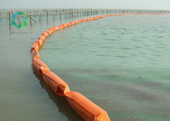3.2m Width Industrial Technical Textiles 2800N Tarp PVC Oil Boom Fence 650gsm